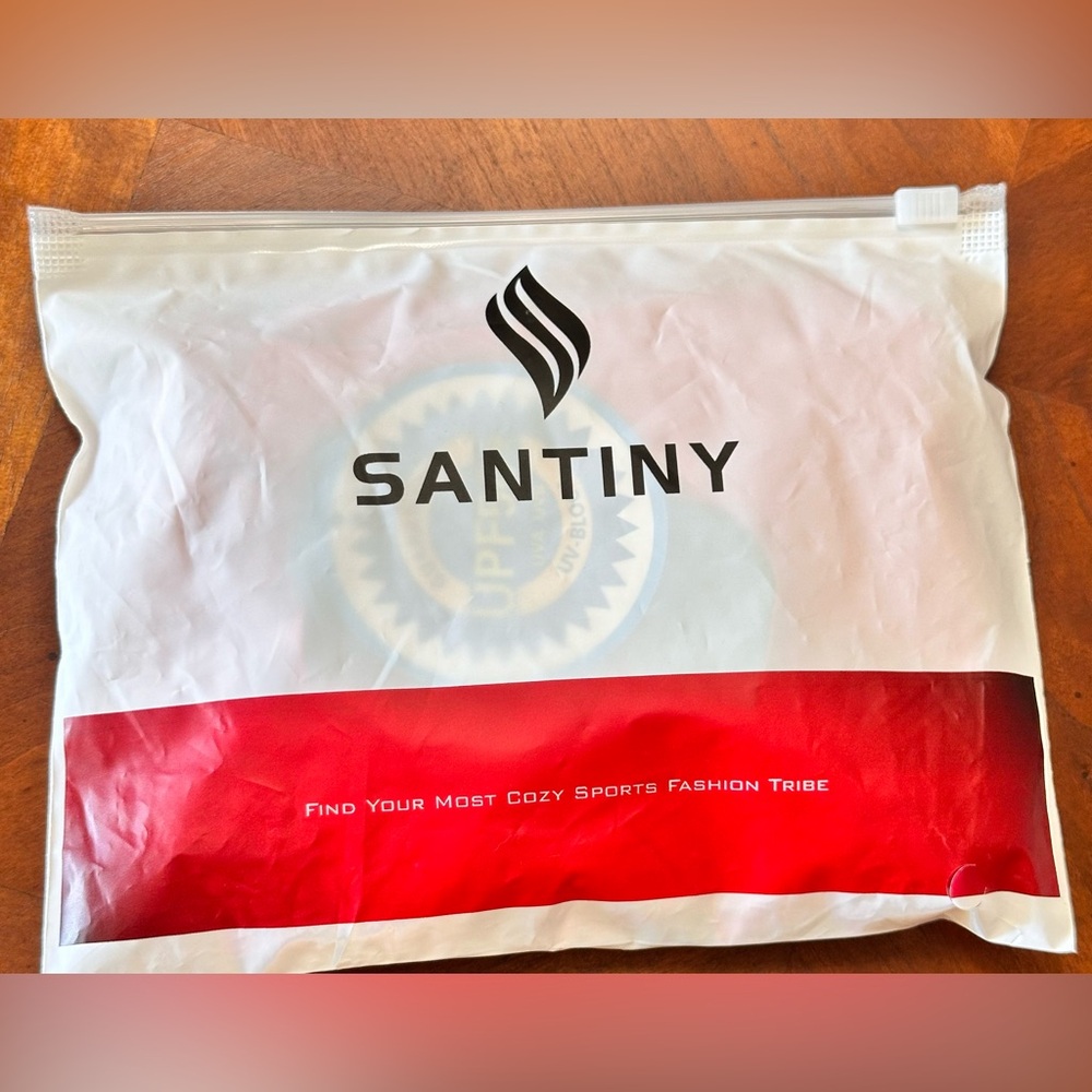 SANTINY Sleeveless Racerback Athletic Tank Top Lightweight Small Red NWT - Picture 3 of 9